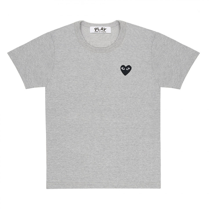 CDG PLAY Black Tee – Mini Heart Logo Essential