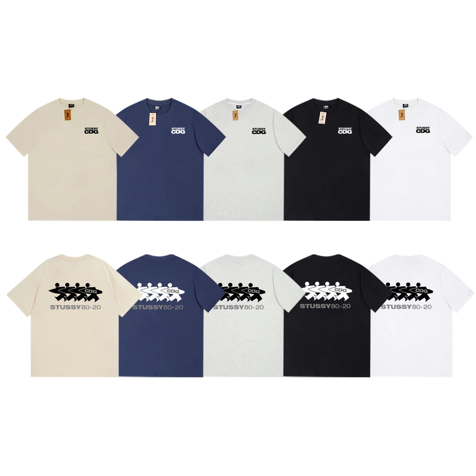 Stussy x CDG Surfman Limited T-Shirt Drop