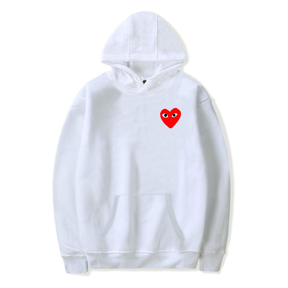 CDG Small Heart Pullover Hoodie – Iconic Minimal Streetwear